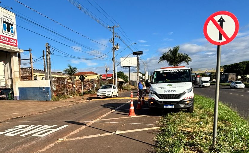 Mudanças na prefencial da via marginal avenida Antonio Volpato em Sarandi